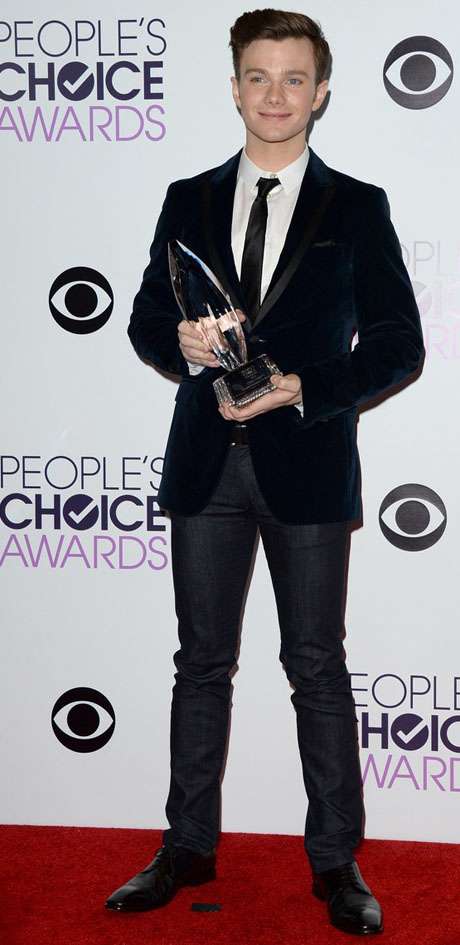 People's Choice Awards 2014 red carpet - Chris Colfer