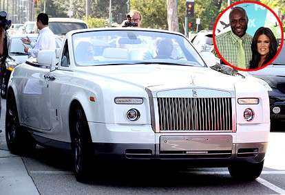 La Rolls Royce regalata a Lamar Odom