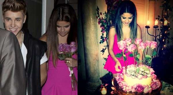 Le rose che Justin ha regalato a Selena