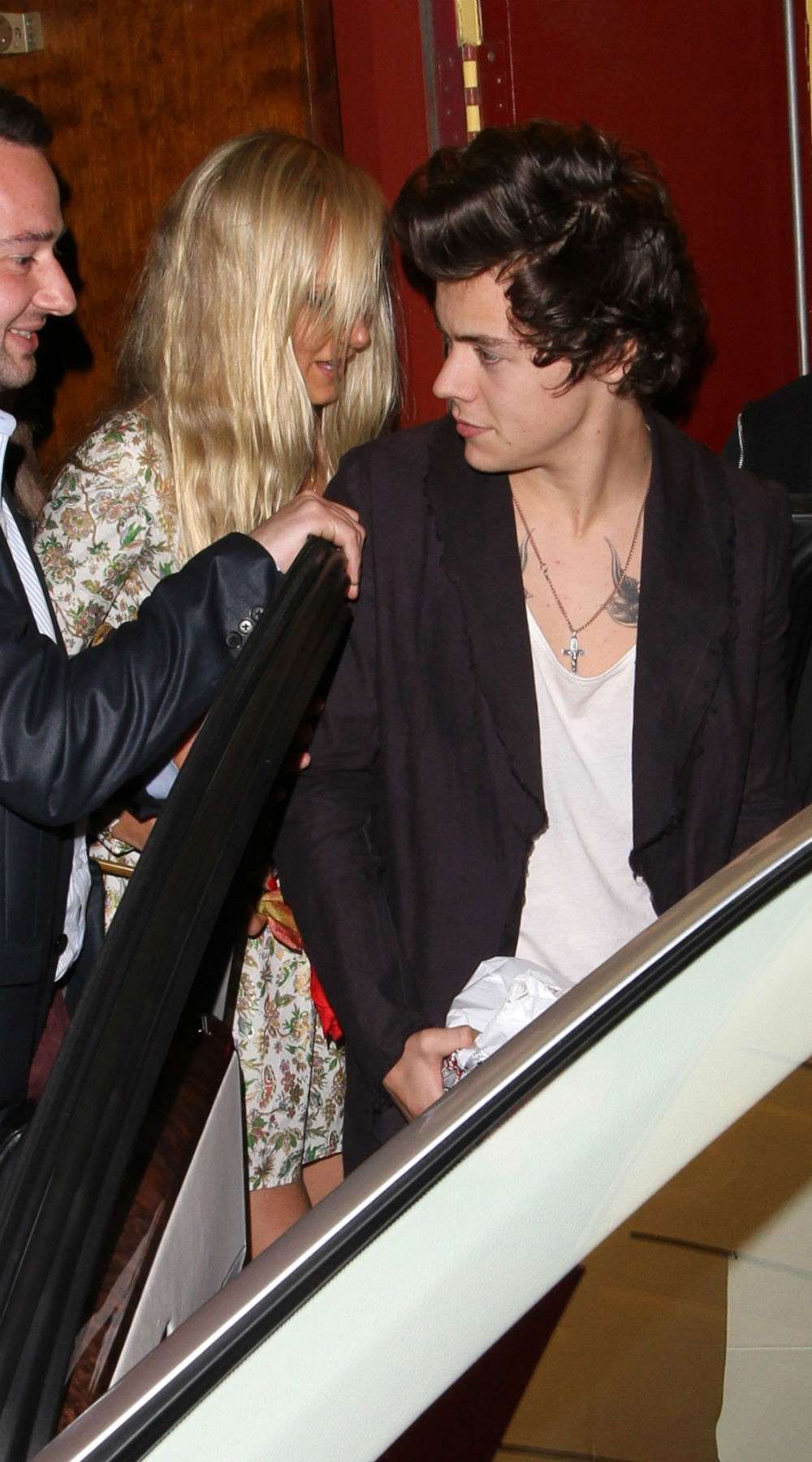 Harry Styles con la fidanzata nel 2013
