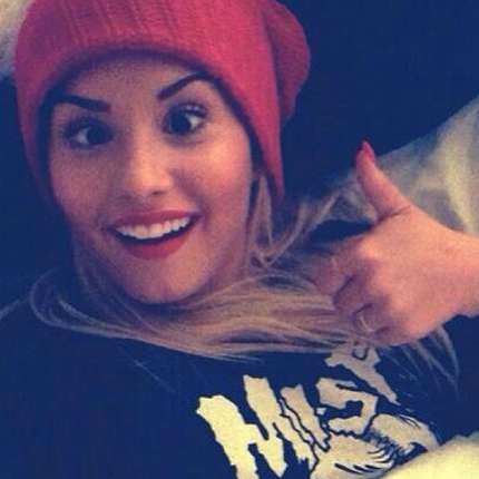Foto selfie profilo perfetto - Demi Lovato - spontanea