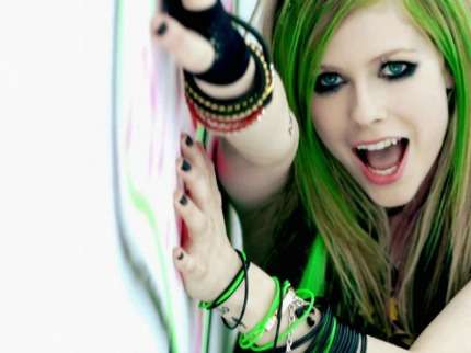 Star capelli colorati - Avril Lavigne