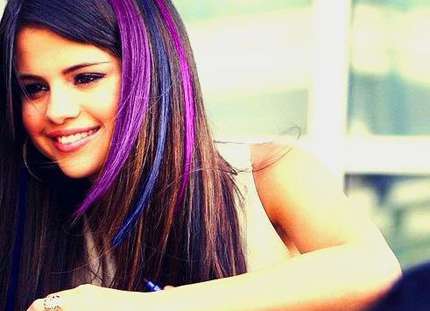Star capelli colorati - Selena Gomez