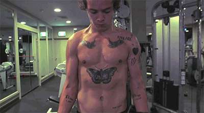One Direction - 1D Day - gif - Harry Styles muscoli