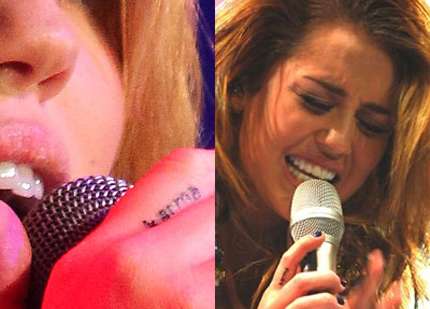 Miley Cyrus - significato tatuaggi - Karma mani