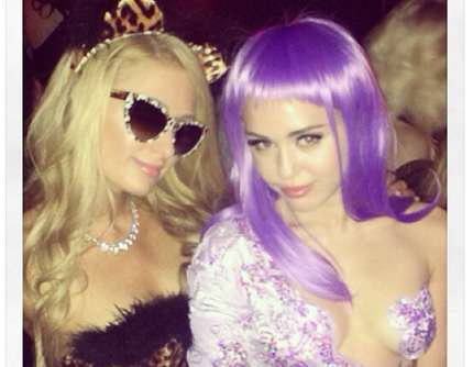 Halloween 2013 - Paris Hilton e Miley Cyrus