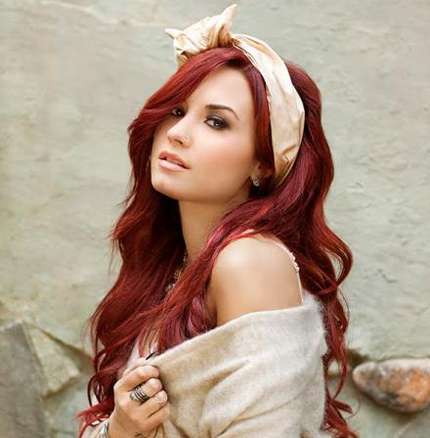 Demi Lovato capelli rossi