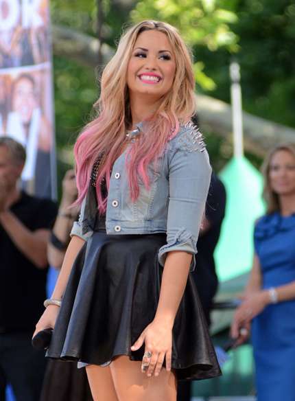 Demi Lovato capelli rosa