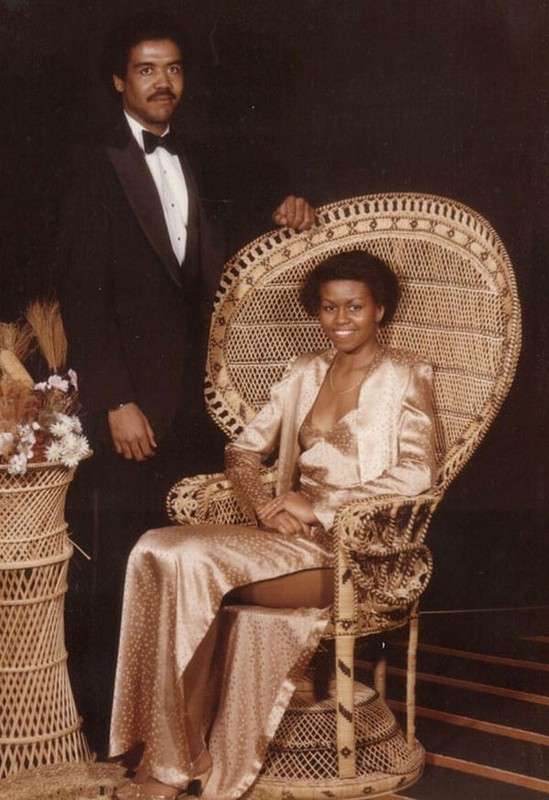 Michelle Obama con il primo fidanzato.