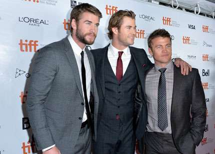 Toronto Film Festival 2013 - Liam, Chris e Luke Hemsworth
