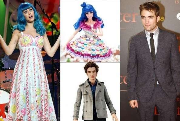 Le bambole di Katy Perry e Robert Pattinson 