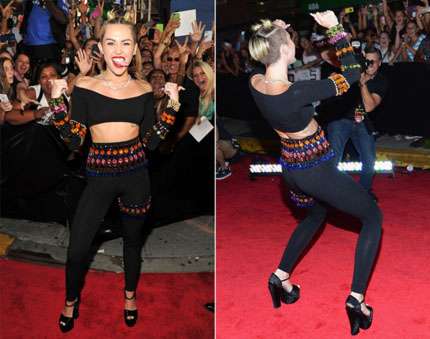 mtv video music awards 2013 red carpet - Miley Cyrus