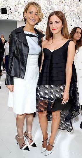 Jennifer Lawrence e Emma Watson - amiche di moda