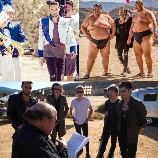 One Direction sul set di Steal My Girl