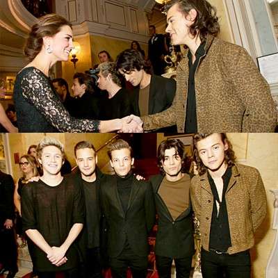 I One Direction Incontrano Kate e William di Inghilterra