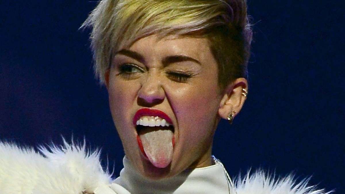 Linguaccia Miley Cyrus