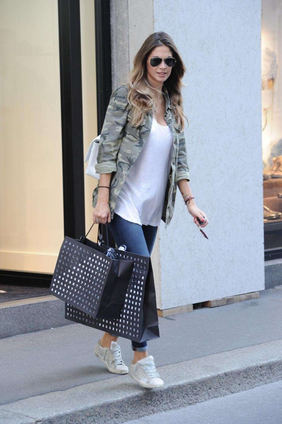 Melissa Satta shopping
