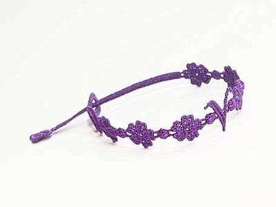Braccialetto Violetta con fiorellini
