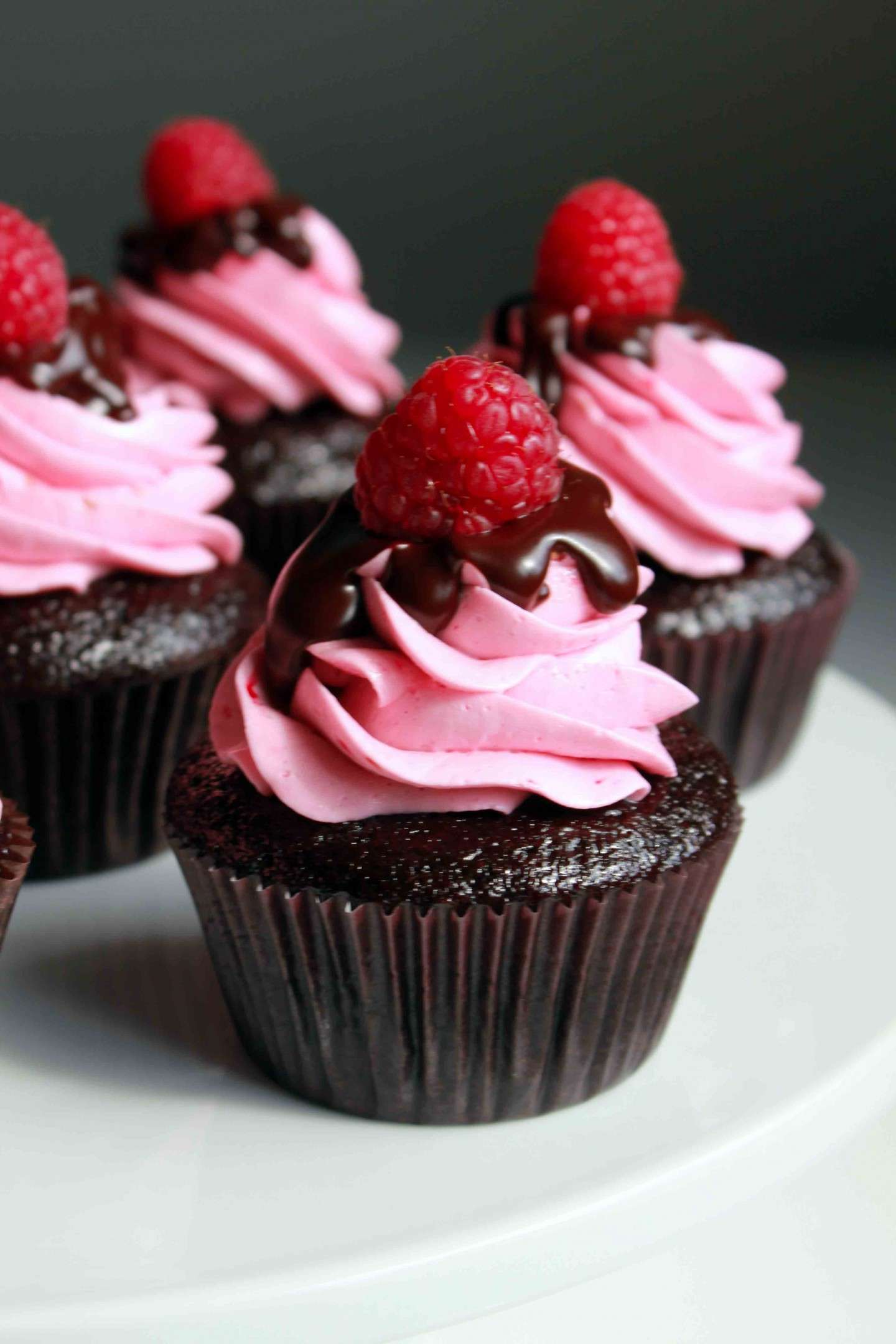 Cupcake cioccolato e pink