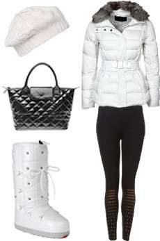 Outfit per weekend in montagna: outfit neve