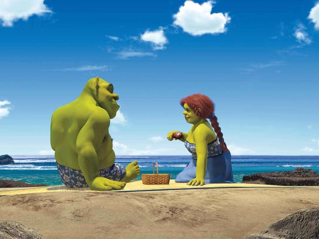 Coppie dei cartoni animati: Shrek
