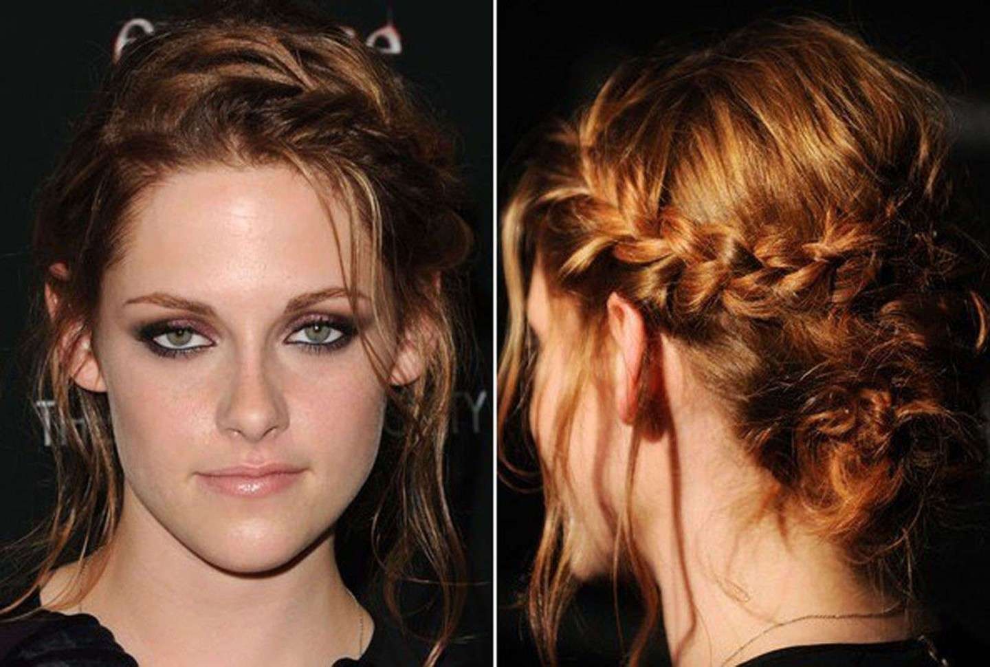 Treccia e capelli raccolti Kristen Stewart
