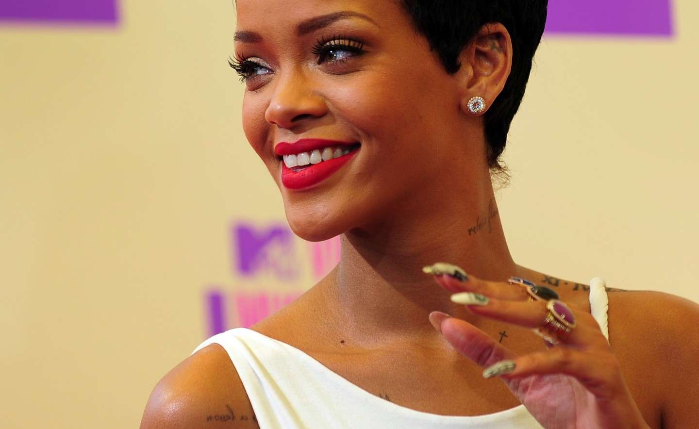 Alcuni tatuaggi di Rihanna
