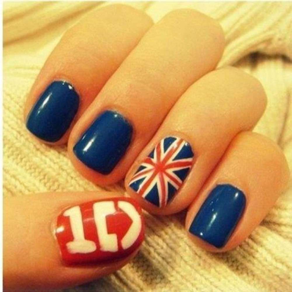 One Direction nail art