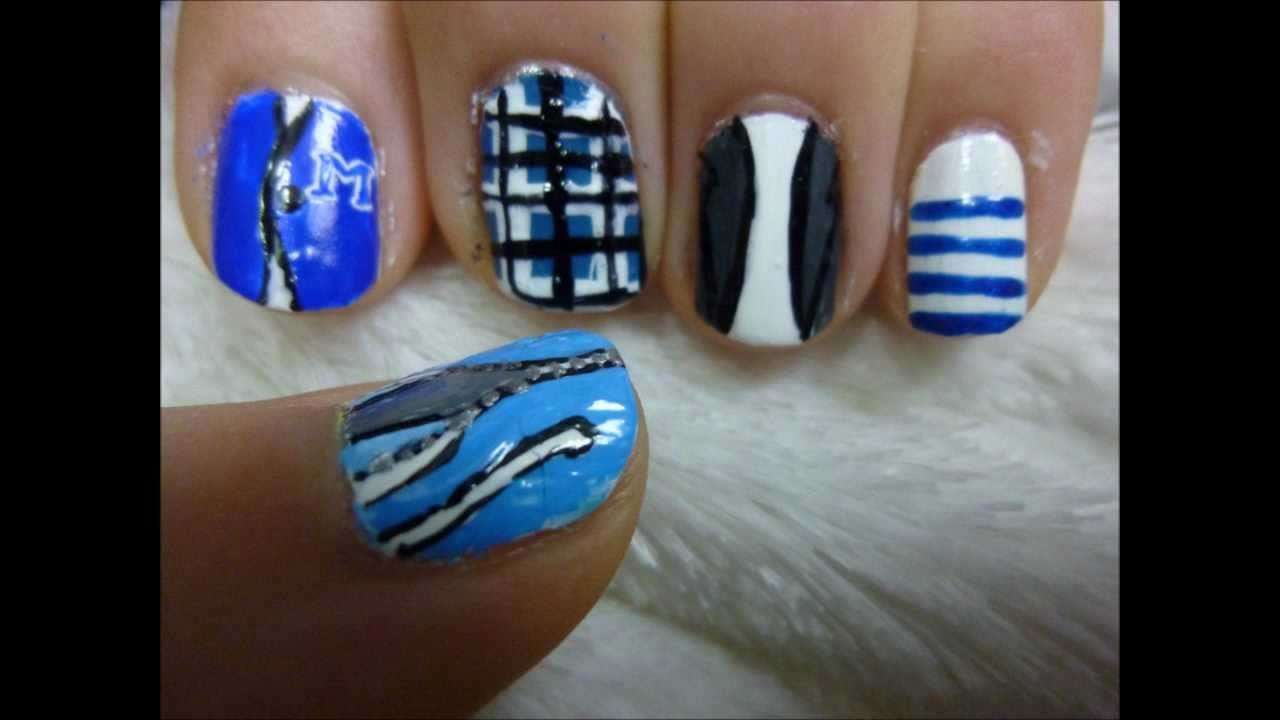 Nail art outfit one direction