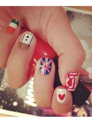 Nail art per one direction