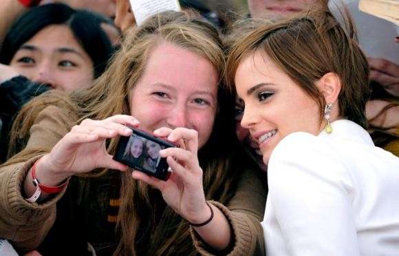 Selfie perfetti delle star: Emma Watson 