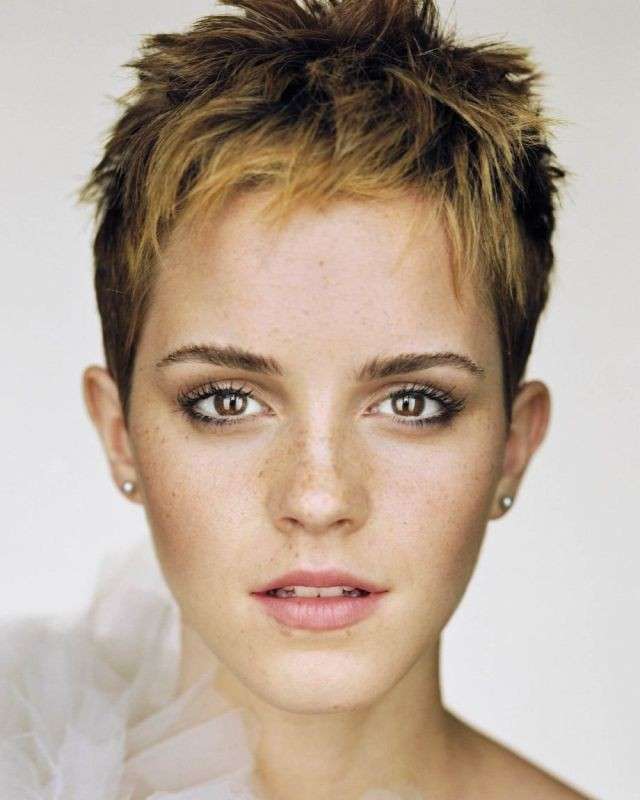 Emma Watson pixie cut