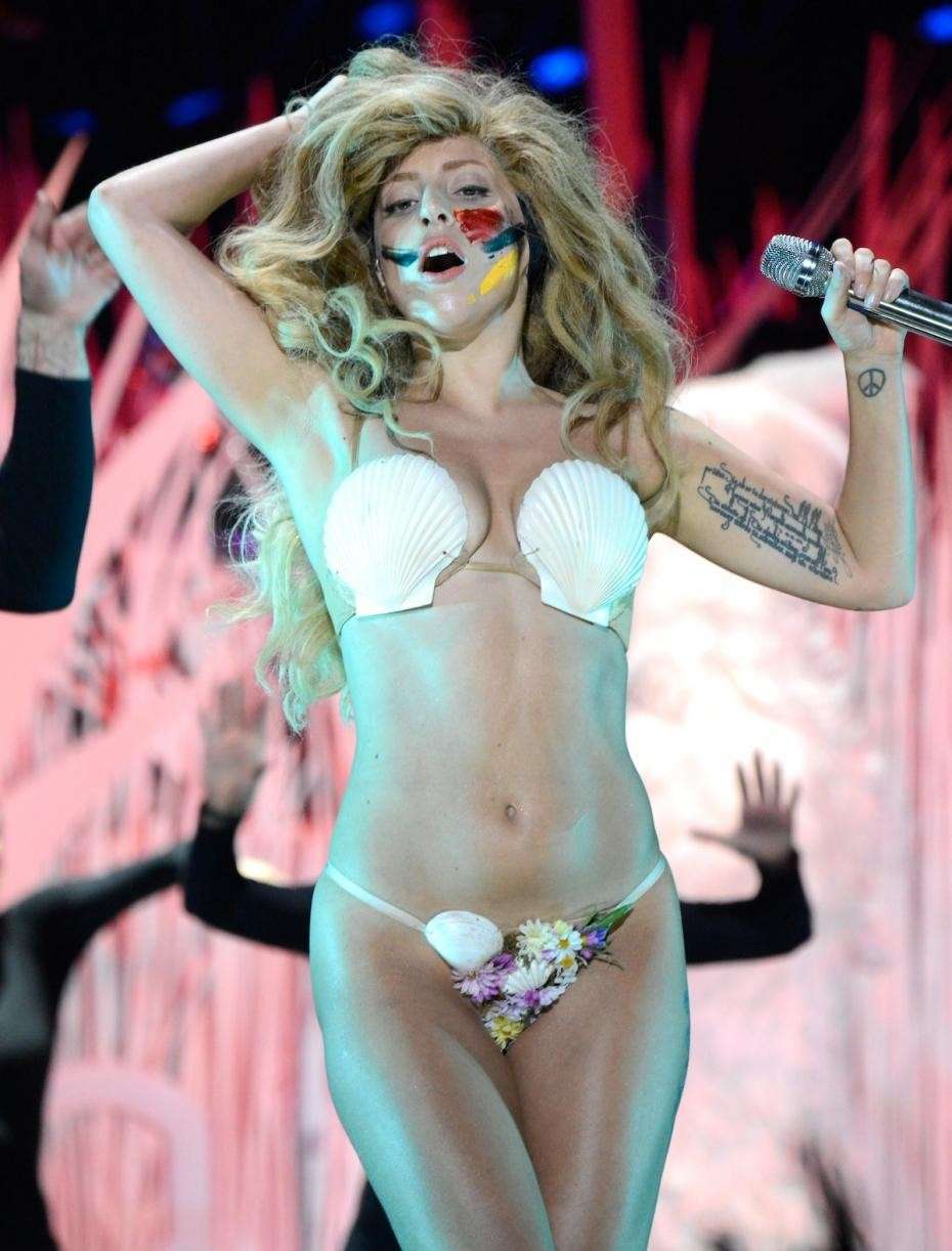 Lady Gaga in costume