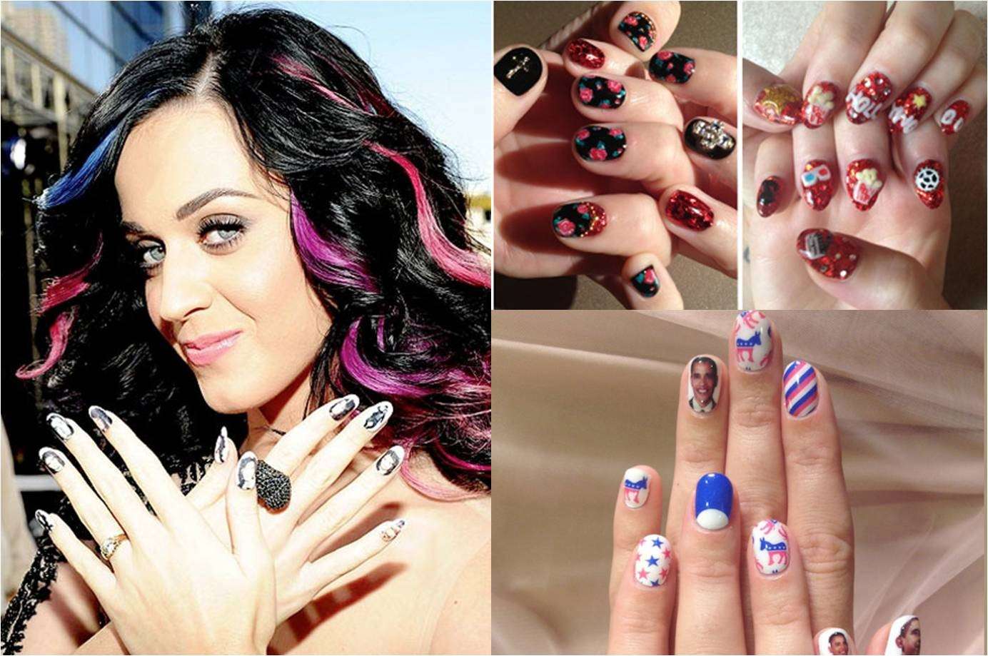 Katy Perry nail art