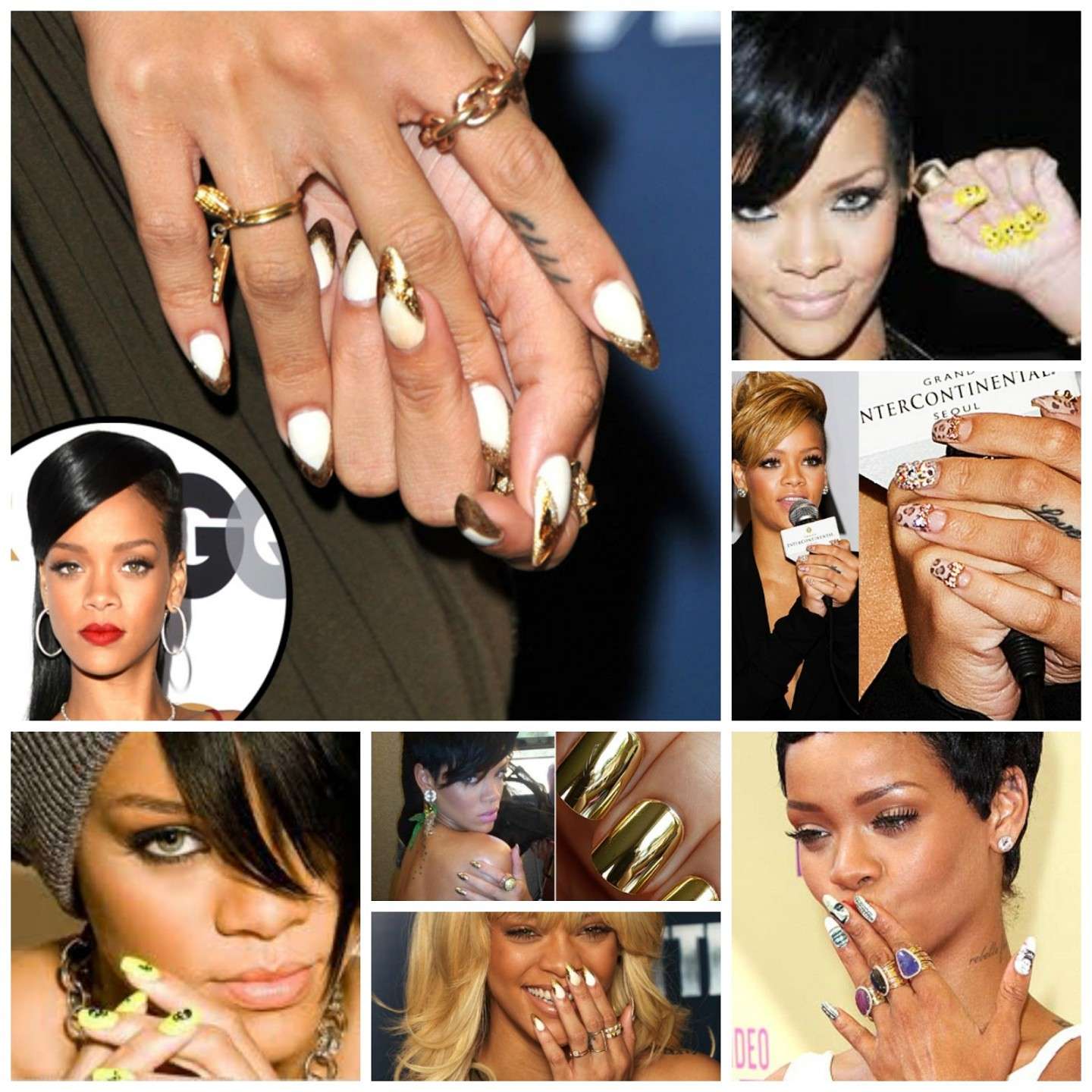 Le nail art di Rihanna