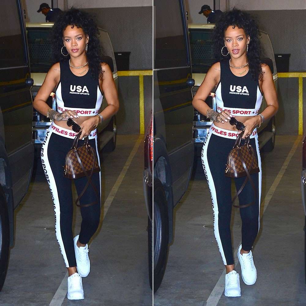 Rihanna sporty style