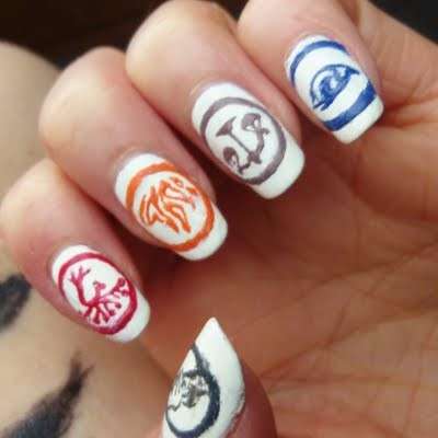 La nail art Divergent