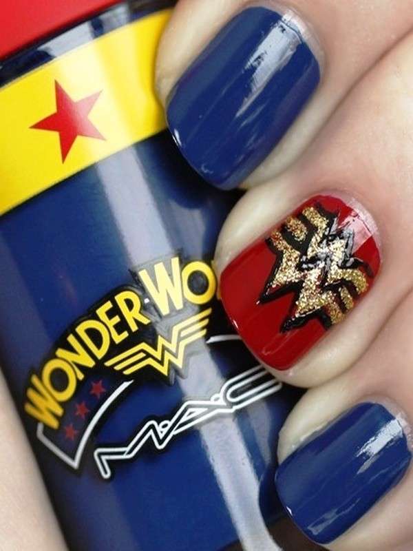 Wonder woman nails