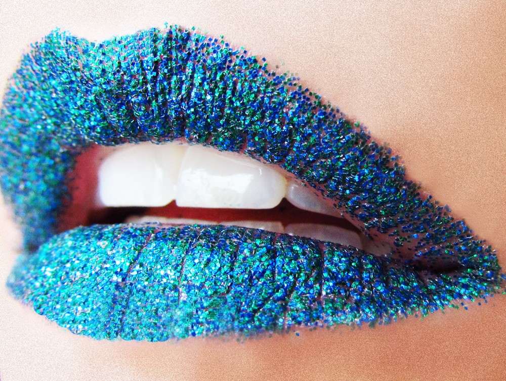 Lipstick glitterato