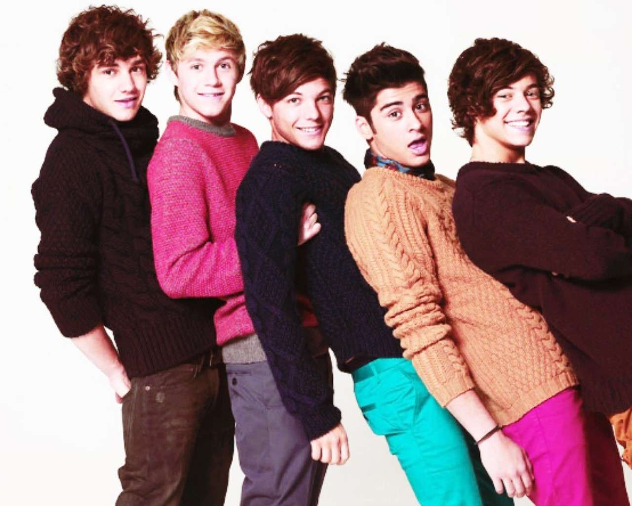 One Direction maglioni colorati