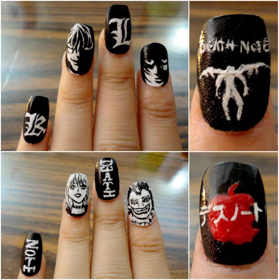 Nail art Death Note