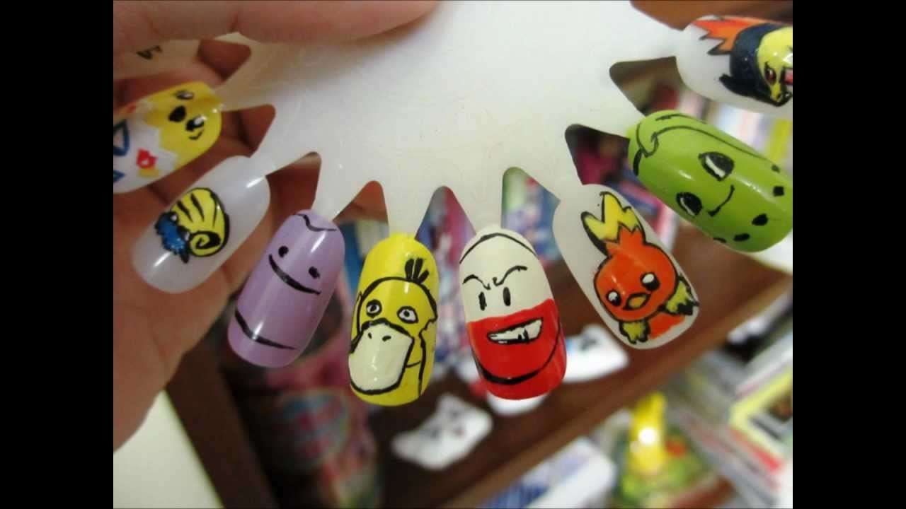 Sticker nail pokemon