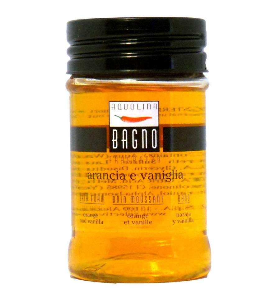 Bagnoschiuma arancia e vaniglia