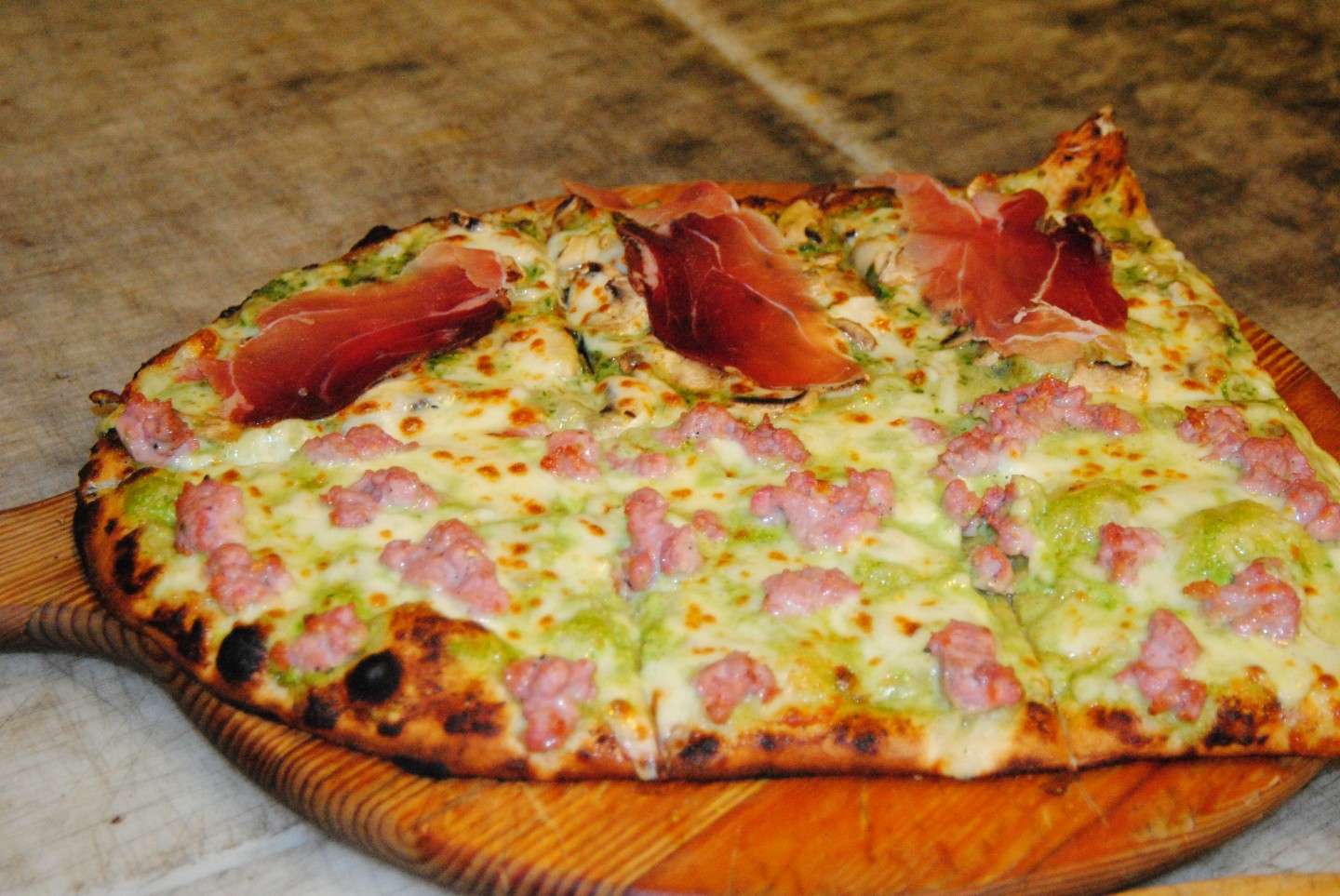 Pizza speck