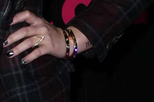 Numero romano tatuato di Demi Lovato