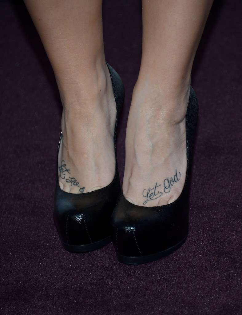 Demi Lovato, tatuaggio sui piedi