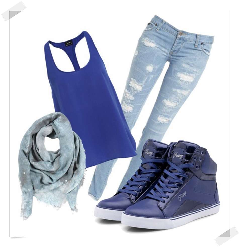 Jeans e sneakers