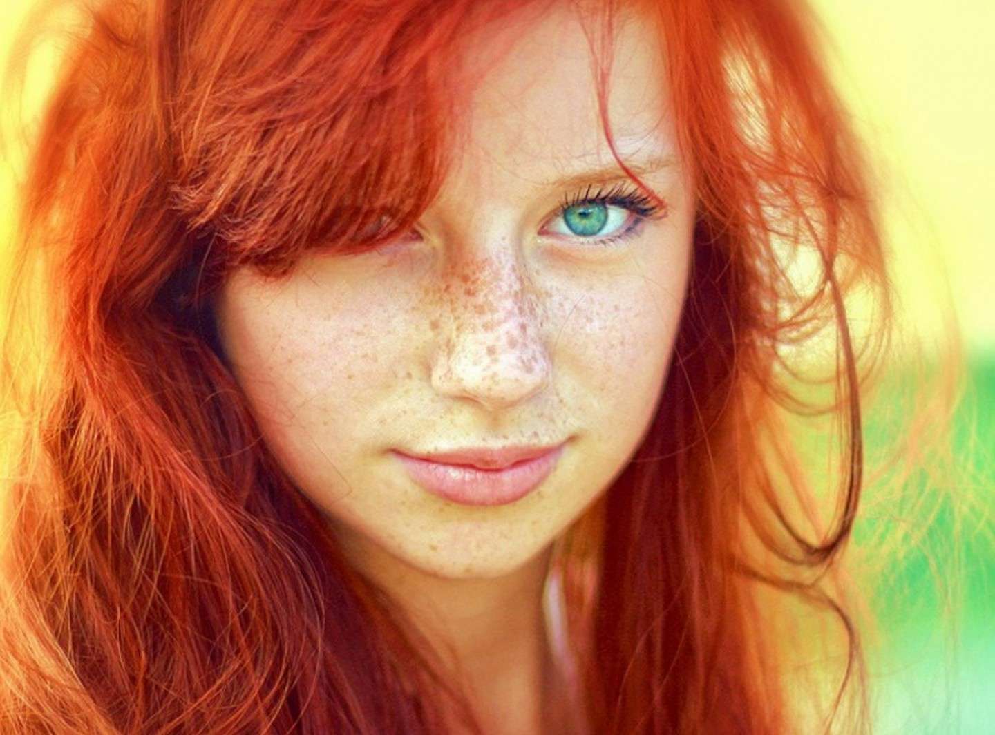 Makeup per capelli rossi
