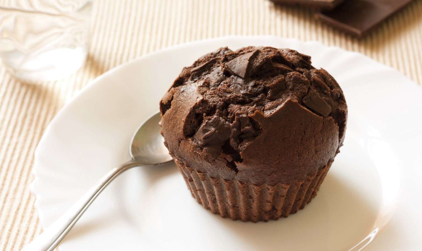 Goloso muffin al cioccolato