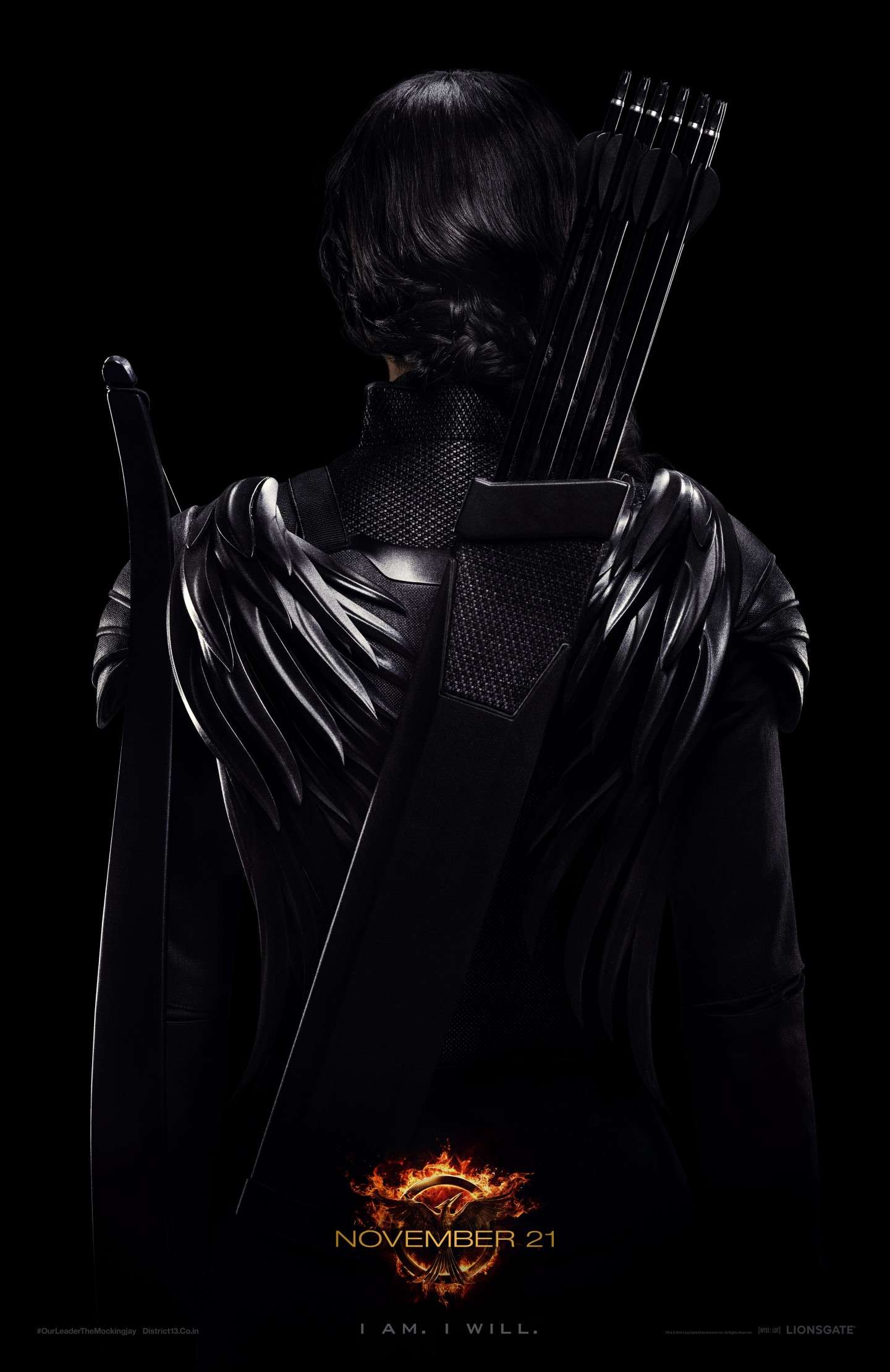 Hunger Games - Il Canto della Rivolta parte 1 - Katniss Everdeen di spalle